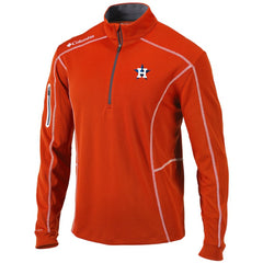 Houston Astros Shotgun Omni-Wick Quarter-Zip Pullover Jacket Orange | Columbia