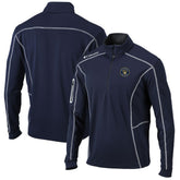 Milwaukee Brewers Shotgun Omni-Wick Quarter-Zip Pullover Jacket Navy | Columbia