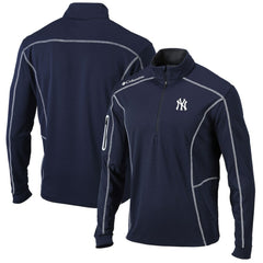 New York Yankees Shotgun Omni-Wick Quarter-Zip Pullover Jacket Navy | Columbia