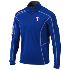 Texas Rangers Shotgun Omni-Wick Quarter-Zip Pullover Jacket Royal | Columbia