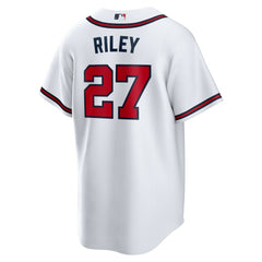 Austin Riley Atlanta Braves Home Replica Player Jersey - White