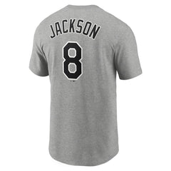Bo Jackson Chicago White Sox Cooperstown Collection Name & Number T-Shirt Heathered Gray | Nike