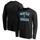 Seattle Kraken Team Victory Arch Long Sleeve T-Shirt Black