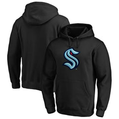 Seattle Kraken Primary Team Logo Pullover Hoodie Black