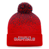Washington Capitals Fanatics Iconic Gradient Cuffed Knit Hat with Pom Red