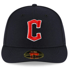 Cleveland Guardians Authentic Collection On-Field Road Low Profile 59FIFTY Fitted Hat Navy | New Era