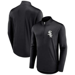 Chicago White Sox Tough Minded Lightweight Quarter-Zip Pullover Black