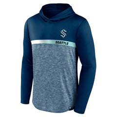 Seattle Kraken Fanatics Podium Defender Pullover Hoodie Deep Sea Blue