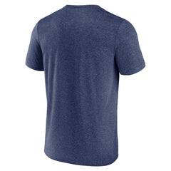 Seattle Kraken Fanatics Prodigy Performance T-Shirt Heathered Deep Sea Blue