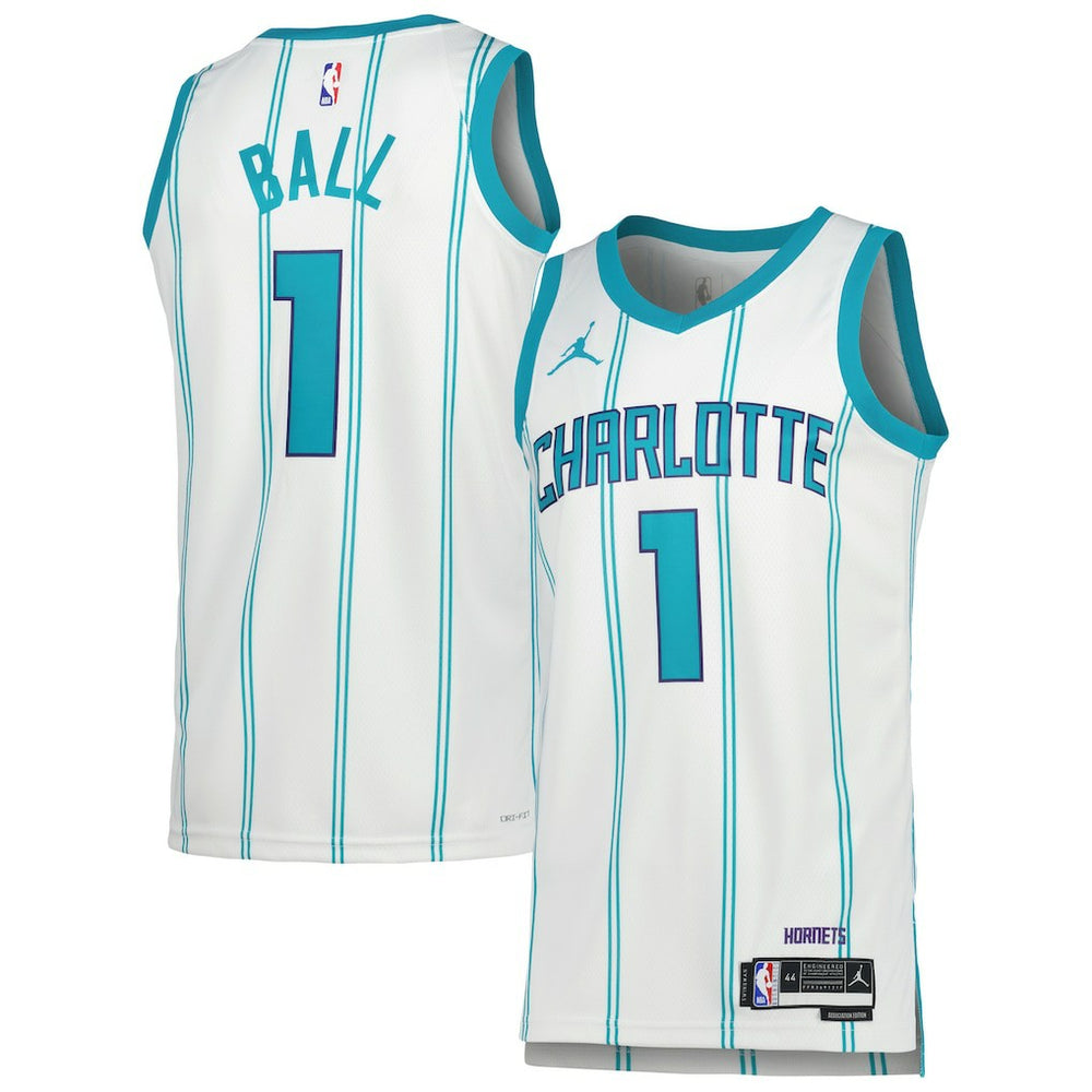 LaMelo Ball Charlotte Hornets Jordan Brand Unisex Swingman Jersey - Association Edition - White discount