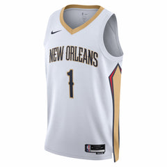 Zion Williamson New Orleans Pelicans Unisex Swingman Jersey - Association Edition - White