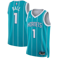 LaMelo Ball Charlotte Hornets Jordan Brand Unisex Swingman Jersey - Icon Edition - Teal on sale