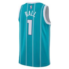 LaMelo Ball Charlotte Hornets Jordan Brand Unisex Swingman Jersey - Icon Edition - Teal on sale