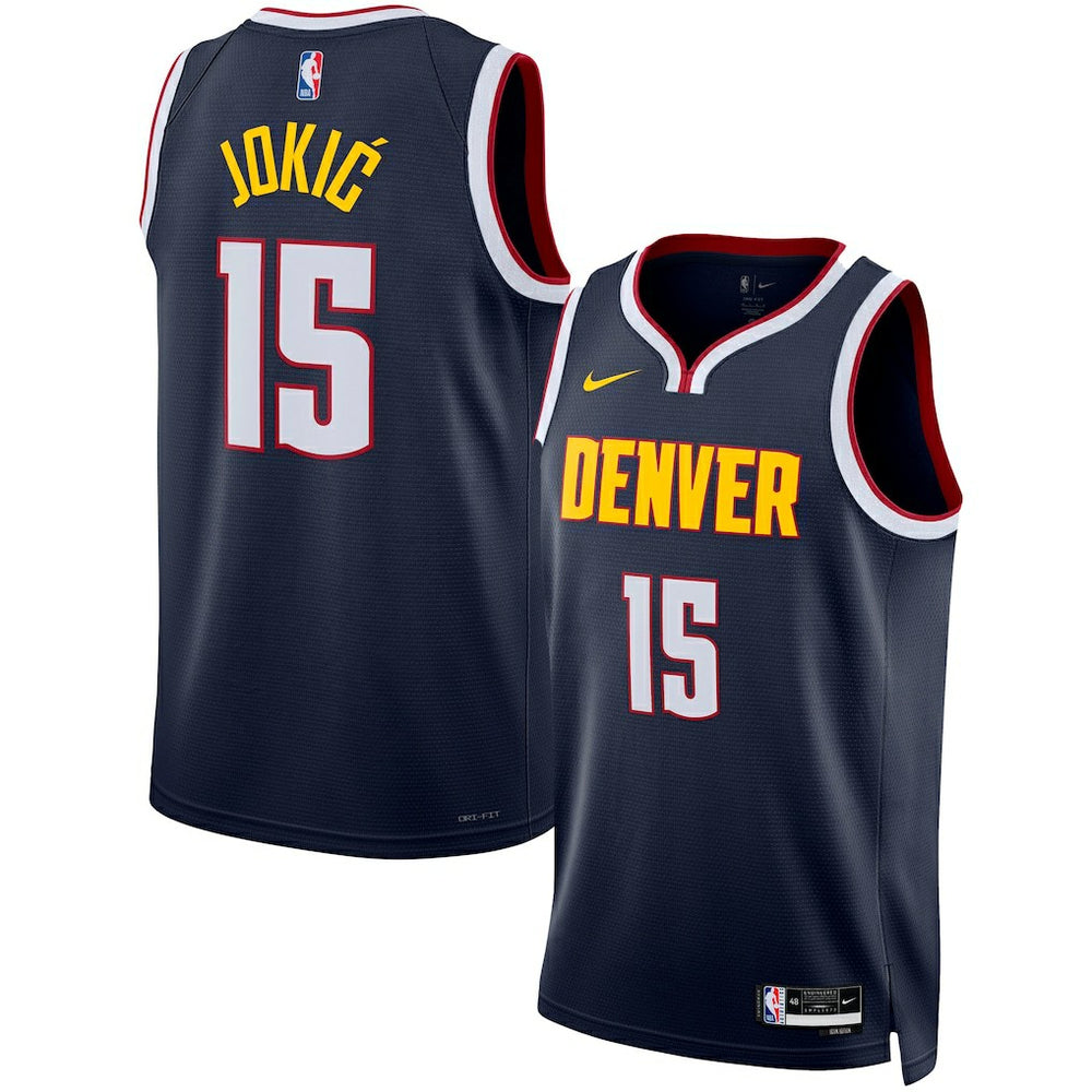 Nikola Jokic Denver Nuggets Unisex Swingman Jersey sale - Icon Editi- Navy