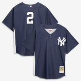 Derek Jeter New York Yankees Authentic Batting Practice Jersey - Navy