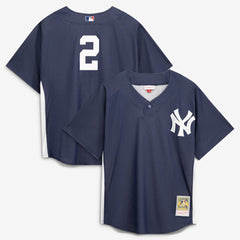 Derek Jeter New York Yankees Authentic Batting Practice Jersey - Navy