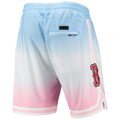 Boston Red Sox Pro Standard Team Logo Pro Ombre Shorts Blue/Pink
