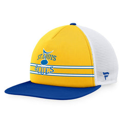 St. Louis Blues Fanatics Special Edition 2.0 Trucker Snapback Adjustable Hat Gold/Blue