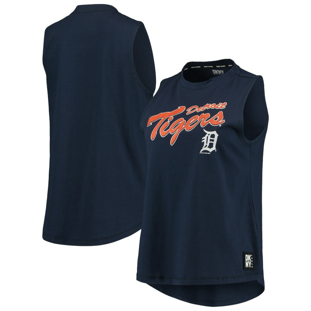 Detroit Tigers DKNY Sport Women's Marcie Tank Top Navy
