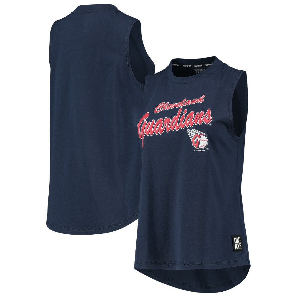 Cleveland Guardians DKNY Sport Women's Marcie Tank Top Navy