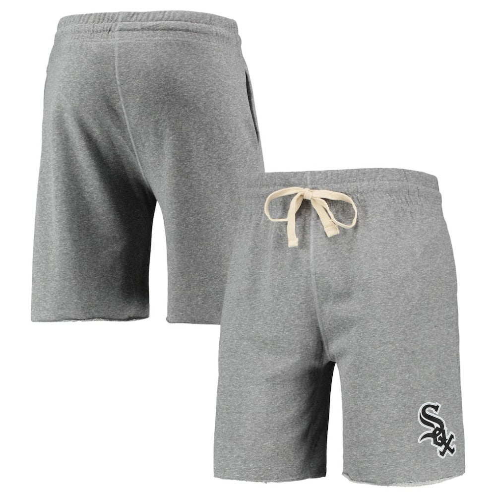 Chicago White Sox Concepts Sport Mainstream Terry Tri-Blend Shorts Gray