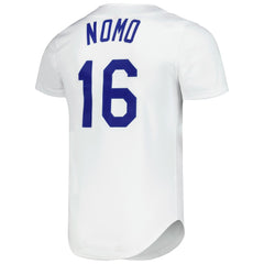 Hideo Nomo Los Angeles Dodgers Cooperstown Collection Authentic Jersey - White