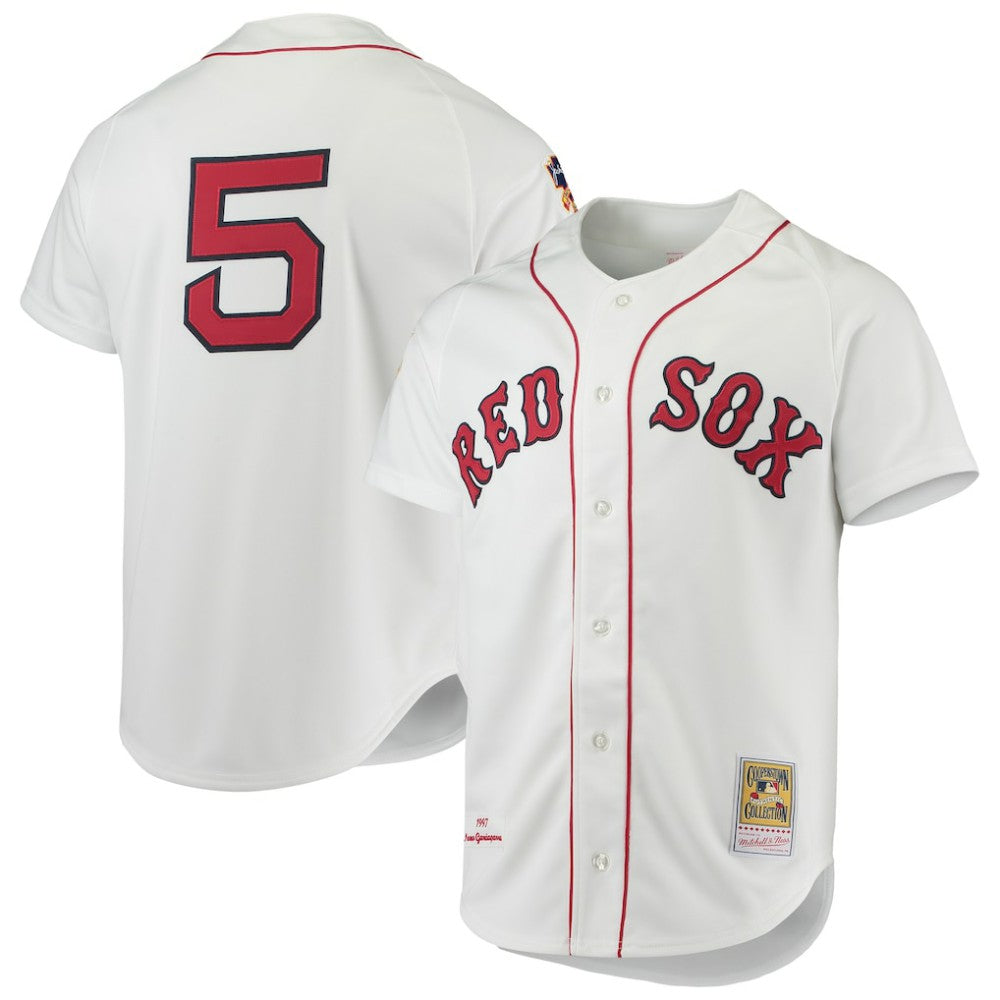 Nomar Garciaparra Boston Red Sox 1997 Cooperstown Collection Authentic Jersey White | Mitchell & Ness