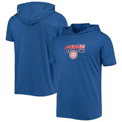 Chicago Cubs Hoodie T-Shirt Heathered Royal | New Era