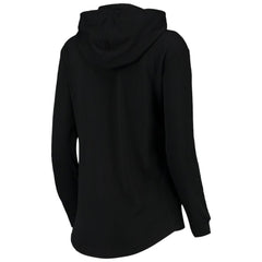 Chicago Cubs Levelwear Women's Vivid Scuba Neck Pullover Hoodie Black