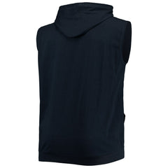 Cleveland Guardians Jersey Muscle Sleeveless Pullover Hoodie Navy
