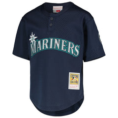 Ichiro Suzuki Seattle Mariners Youth Cooperstown Collection Mesh Batting Practice Jersey Navy | Mitchell & Ness