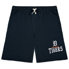 Detroit Tigers Big & Tall French Terry Shorts Navy