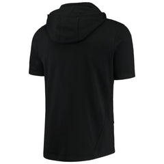 Chicago White Sox Levelwear Recruit Short Sleeve Full-Zip Hoodie Jacket Black
