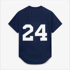 Rickey Henderson New York Yankees Cooperstown Collection Mesh Batting Practice Button-Up Jersey - Navy