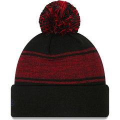 Boston Red Sox Chilled Cuffed Knit Hat with Pom Black | New Era