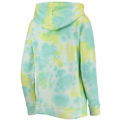 Chicago Cubs Women's Tie-Dye Full-Zip Hoodie White | New Era