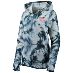 St. Louis Cardinals Women's Tie-Dye Full-Zip Hoodie Navy | New Era