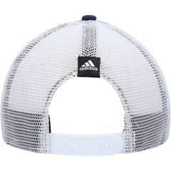 Seattle Kraken adidas Women's Graphic Foam Trucker Snapback Hat Light Blue/White