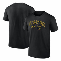 Ke'Bryan Hayes Pittsburgh Pirates Player Name & Number T-Shirt Black