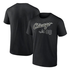 Luis Robert Chicago White Sox Player Name & Number T-Shirt Black