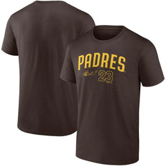 Fernando Tatis Jr. San Diego Padres Player Name & Number T-Shirt Brown