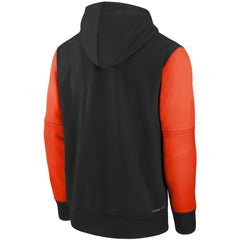 Baltimore Orioles Youth Authentic Collection Performance Pullover Hoodie Black/Orange | Nike