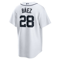 Javier Baez Detroit Tigers Home Replica Player Jersey White | Nike