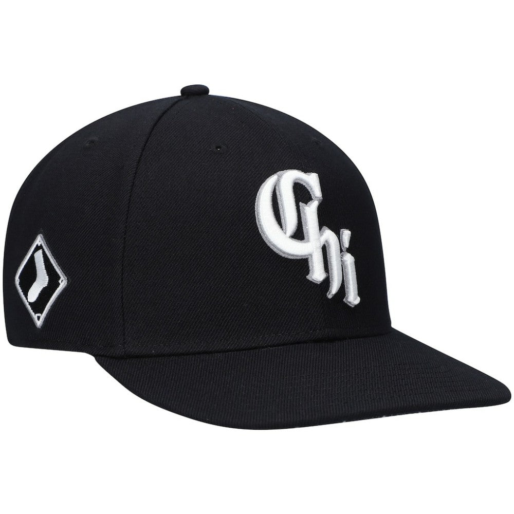 Chicago White Sox 2021 City Connect Captain Snapback Hat Black | 47 brand