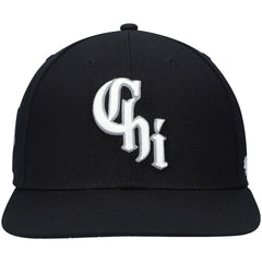 Chicago White Sox 2021 City Connect Captain Snapback Hat Black | 47 brand