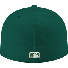 Chicago Cubs White Logo 59FIFTY Fitted Hat Green | New Era