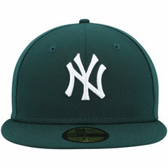 New York Yankees White Logo 59FIFTY Fitted Hat Green | New Era