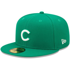 Chicago Cubs White Logo 59FIFTY Fitted Hat Kelly Green | New Era