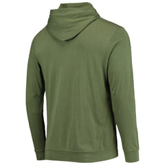 Chicago White Sox Levelwear Delta Thrive Tri-Blend Pullover Hoodie Olive