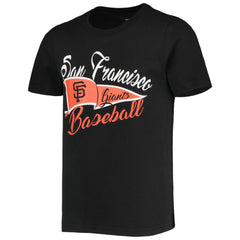 San Francisco Giants Girls Youth Team Fly The Flag T-Shirt Black